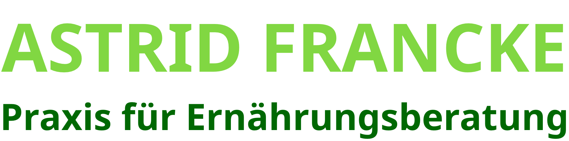 Ernährungsberatung Astrid Francke